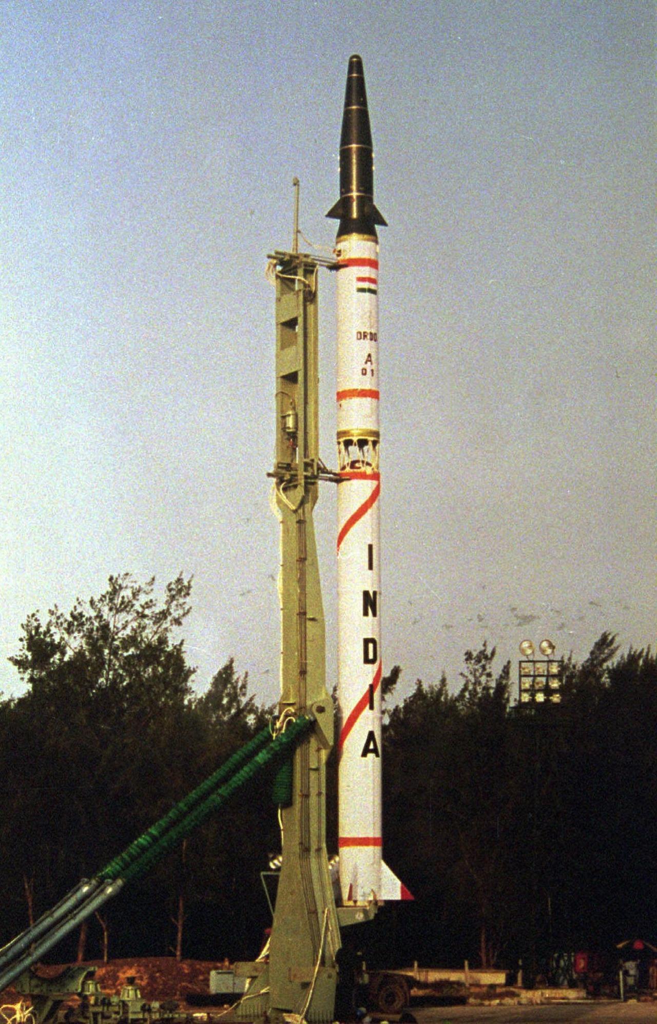 Agni 5 ballistic missile power, test launch in India The source of the strange beam appeared in Thailand.