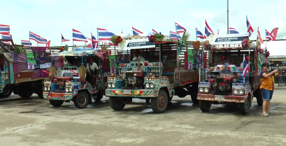 สุดคึกคัก โมโตจีพีวิถีไทย บุรีรัมย์จัดชัตเติลแต๋น 100 คัน บริการ