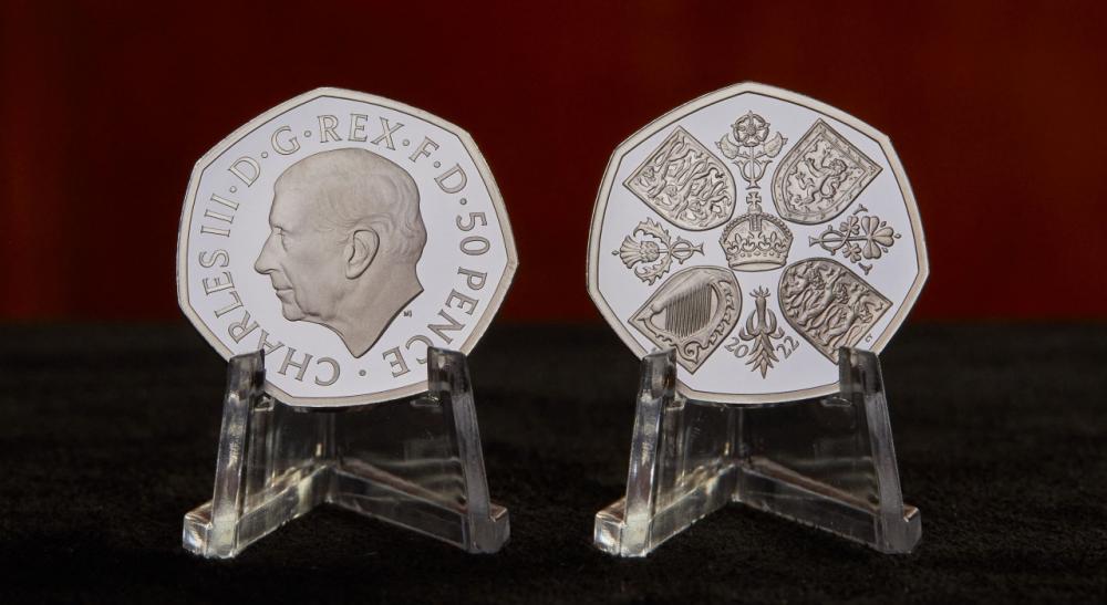 โรงกษาปณ์อังกฤษเผยโฉม เหรียญพระเจ้าชาร์ลส์ที่ 3