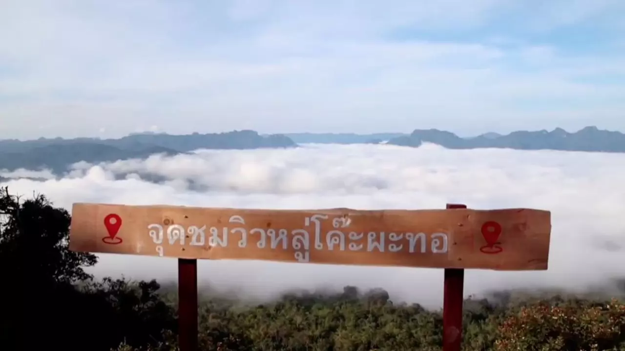 หนาวนี้เที่ยวตากดูทะเลหมอกหลู่โค๊ะผะทอ วิวงามๆ ของคนตื่นสายที่อุ้มผาง (คลิป)