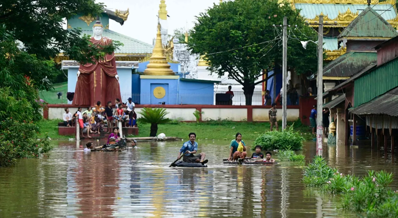 พม่าน้ำท่วมหนัก ดับแล้ว 19 ศพ ไร้ที่อยู่อาศัยนับพัน