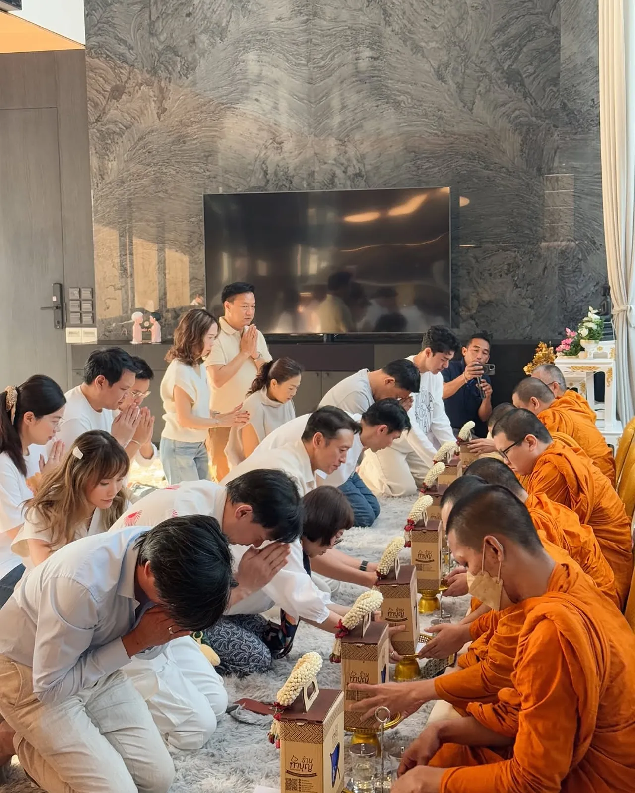 นาย ณภัทร ทำบุญขึ้นบ้านใหม่ หลังใหญ่สวยน่าอยู่มาก พี่หน่อง-พี่หนุ่ม ร่วมยินดี