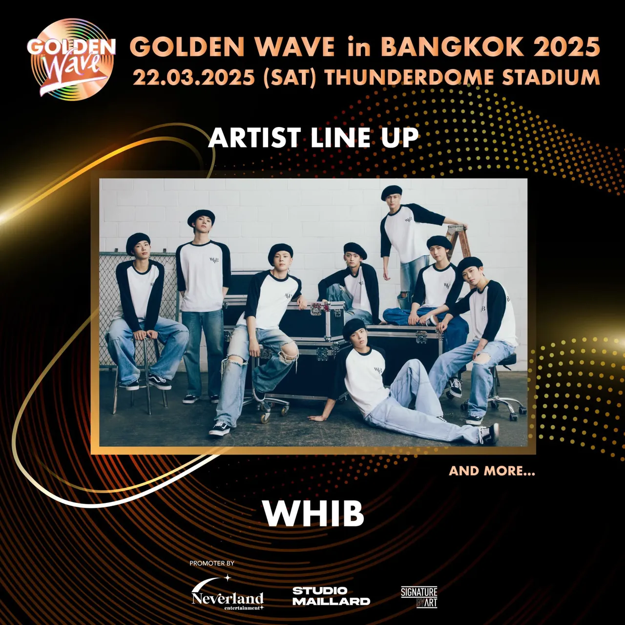 เตรียมตัวให้พร้อมกับคอนเสิร์ต K-POP สุดยิ่งใหญ่ GOLDEN WAVE IN BANGKOK 2025
