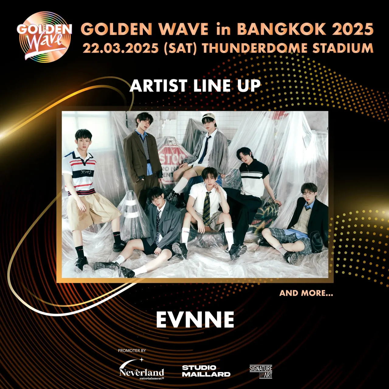 เตรียมตัวให้พร้อมกับคอนเสิร์ต K-POP สุดยิ่งใหญ่ GOLDEN WAVE IN BANGKOK 2025