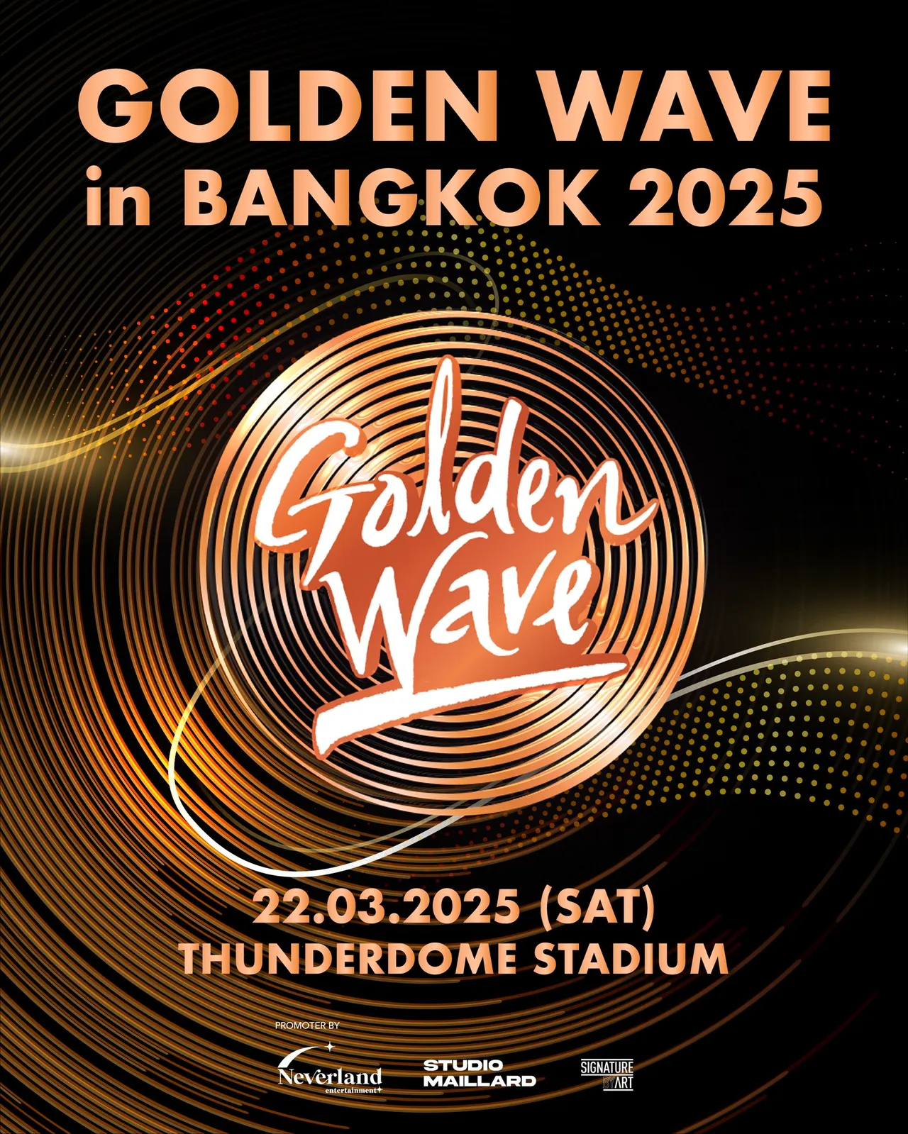เตรียมตัวให้พร้อมกับคอนเสิร์ต K-POP สุดยิ่งใหญ่ GOLDEN WAVE IN BANGKOK 2025