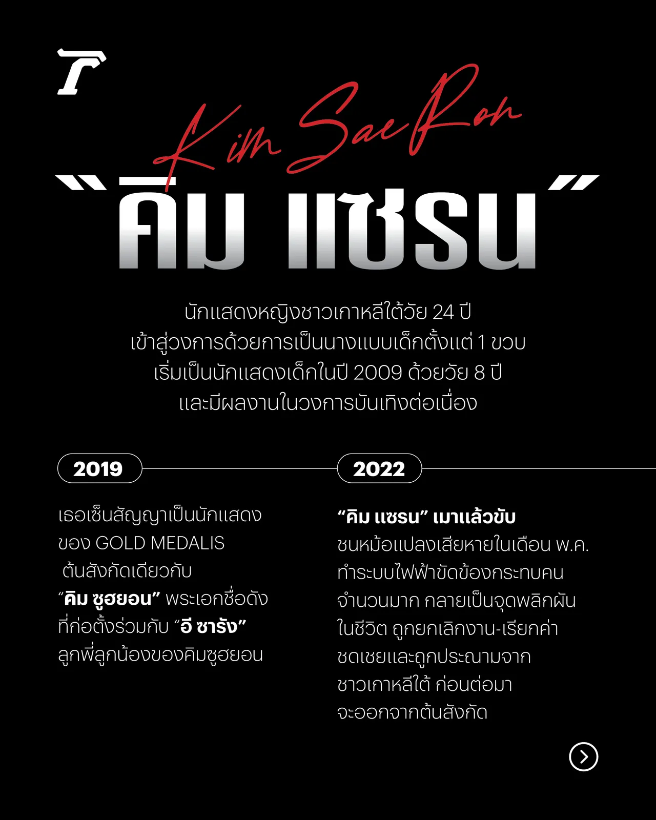 มองด้านมืด วงการบันเทิงเกาหลีใต้ ผ่านชีวิต “คิม แซรน”  