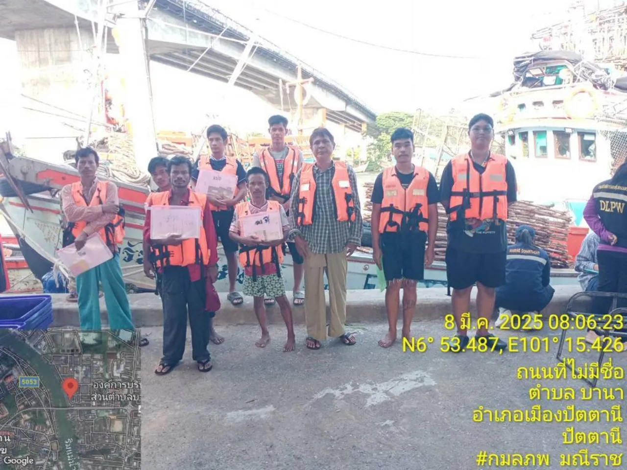 ช่วยได้แล้ว 9 ชีวิตลูกเรือประมง หลังถูกเรือเดินสมุทรชนอับปางกลางทะเล