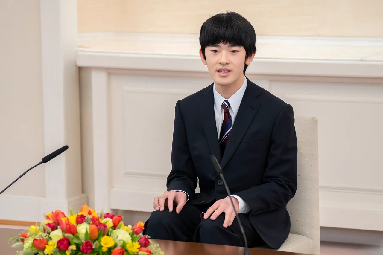 เจ้าชายฮิซาฮิโตะ องค์ชายเล็กแห่งราชวงศ์ญี่ปุ่น เปิดตัวกับสื่อครั้งแรก
