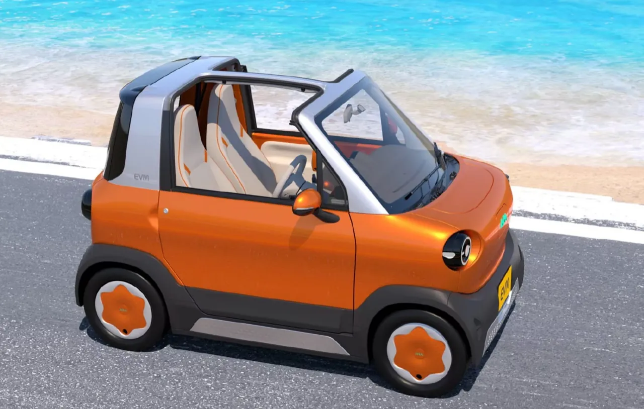 ราคาสี่แสน! รถยนต์ไฟฟ้า AIM EVM วิ่งไกล 120 กิโลเมตร