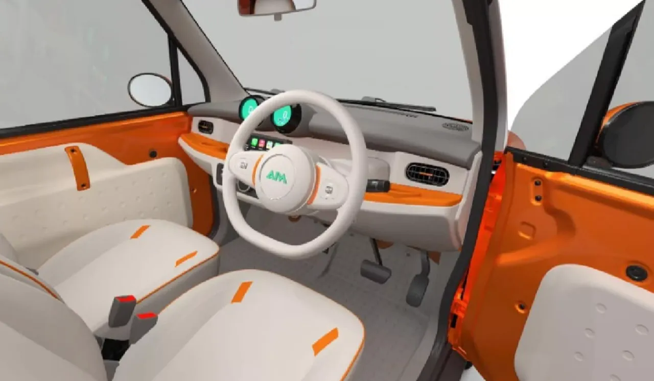 ราคาสี่แสน! รถยนต์ไฟฟ้า AIM EVM วิ่งไกล 120 กิโลเมตร