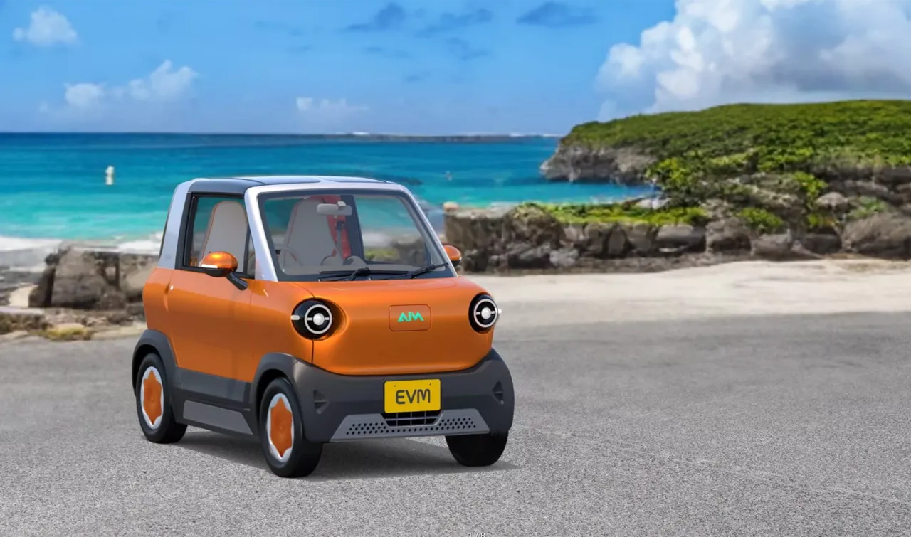 ราคาสี่แสน! รถยนต์ไฟฟ้า AIM EVM วิ่งไกล 120 กิโลเมตร