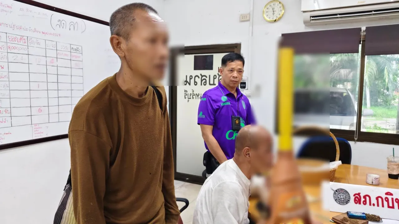 บุกวัดจับสึก 3 รูป พระ-ลูกศิษย์ เสพยาบ้า-กัญชาคากุฏิ บอกหากพ้นโทษ จะกลับมาบวชใหม่ 3 บุกวัดจับสึก