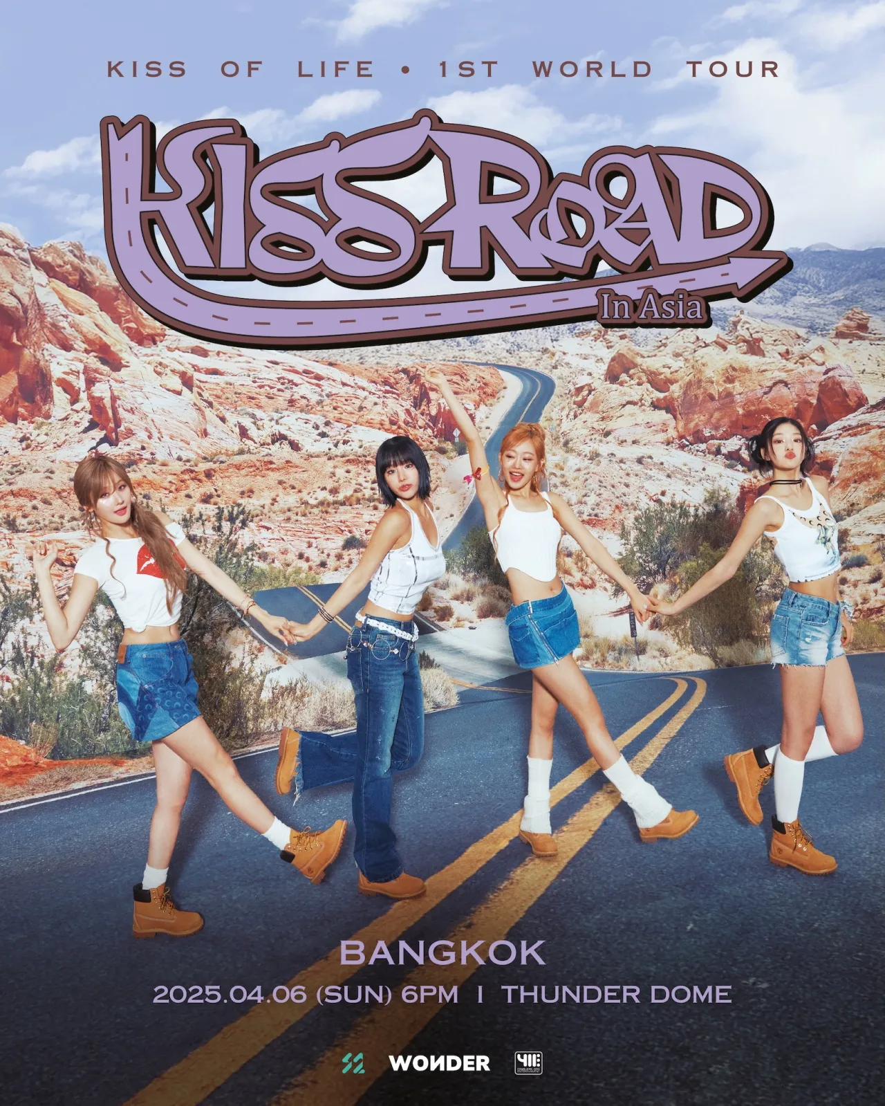 6 เมษานี้ประเทศไทยจะลุกเป็นไฟ 4 สาว KISS OF LIFE พร้อมทำเวทีเดือด
