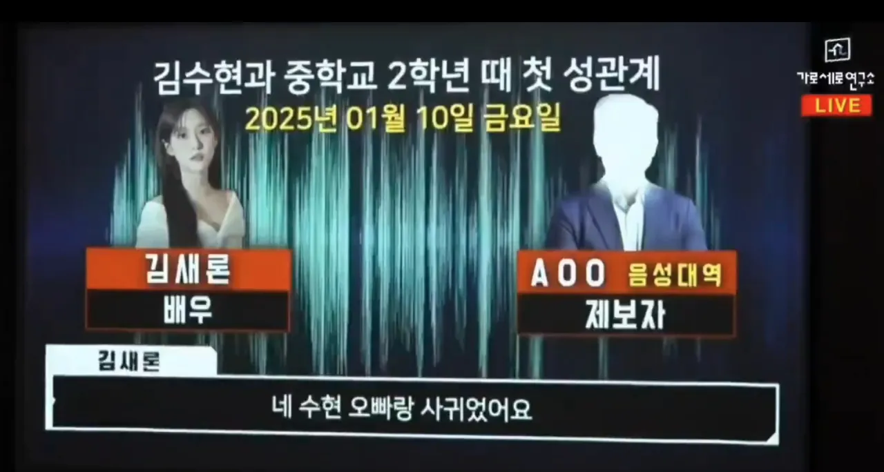 ต้นสังกัด คิมซูฮยอน ตอบโต้คลิปเสียง คิมแซรน เป็นของปลอมใช้ AI ทำ เตรียมฟ้องหมิ่นประมาท