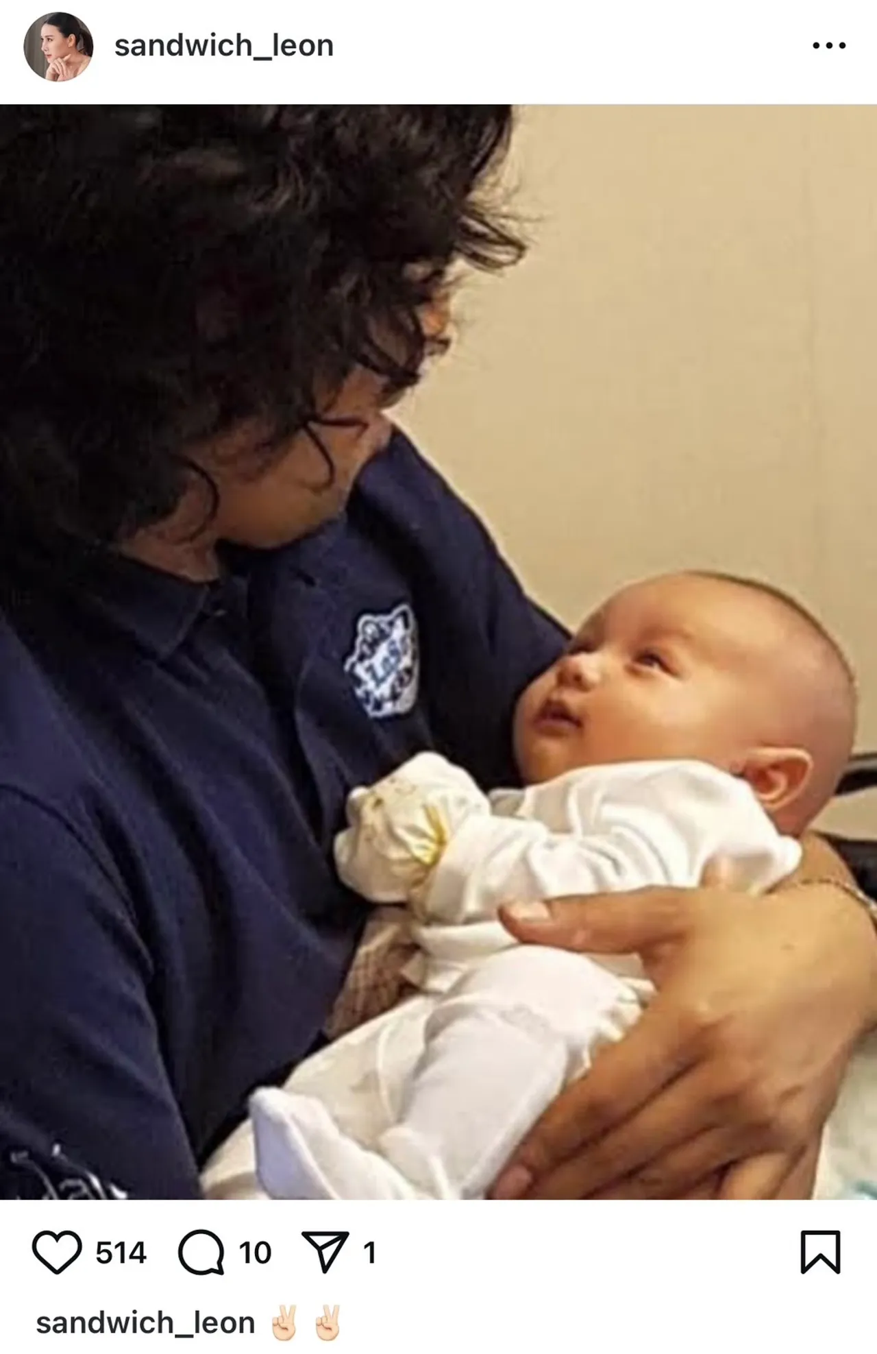 แซนวิช อดีตภรรยา เสก โลโซ โพสต์ภาพในอดีต เสกอุ้มลูกชายน้องลีออง พร้อมส่งกำลังใจ