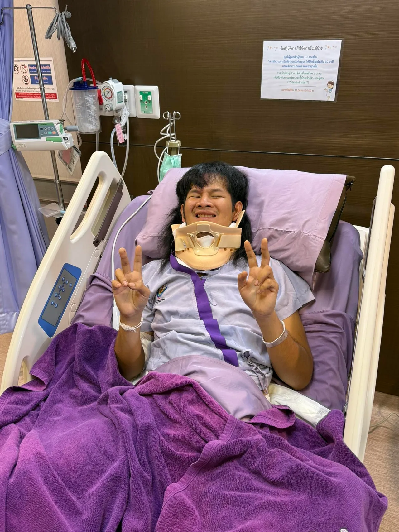 เปิดข้อความ ด้งเด้ง หรือ จ่าลอด ไทบ้าน หลังออก ICU ขอบคุณจากใจที่ช่วยเหลือชีวิต