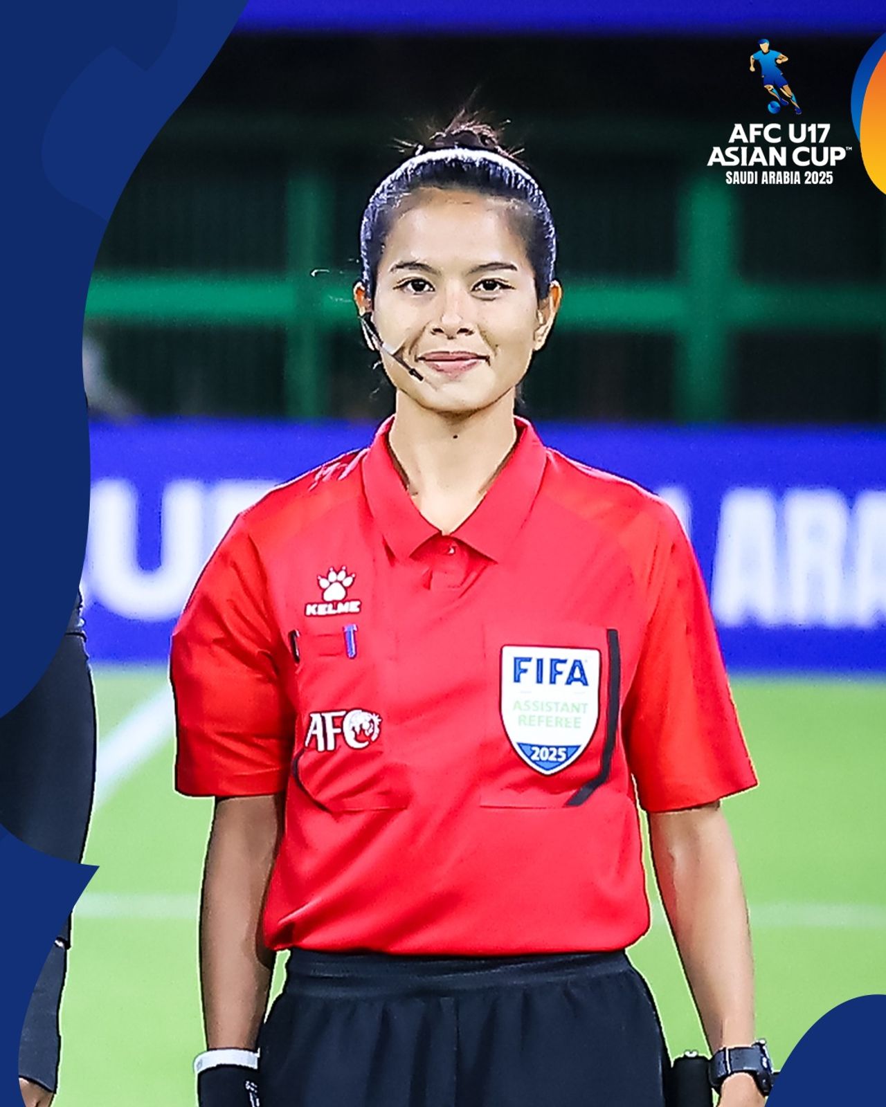 ความภูมิใจของไทย AFC เลือก "ผู้ตัดสินหญิงไทย" ทำหน้าที่นัดชิง U17 ชิงแชมป์เอเชีย