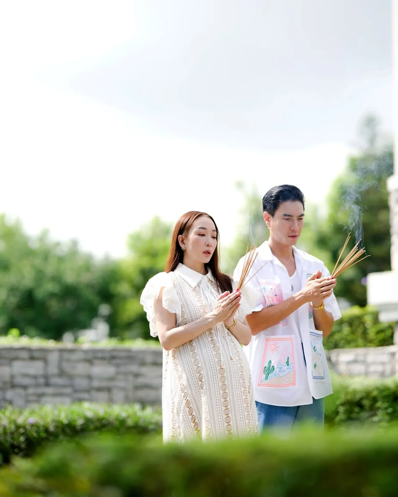 ตู่-มาวิน ทำบุญขึ้นบ้านใหม่ที่สร้างจากน้ำพักน้ำแรงเพื่อต้อนรับลูกสาวสุดที่รัก