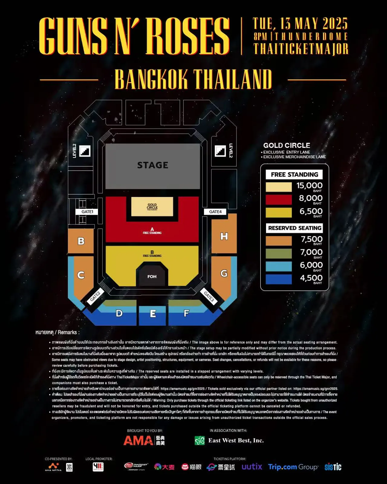 เหตุผล 5 ข้อที่ไม่ควรพลาด Guns N' Roses 2025 World Tour–Bangkok คอนเสิร์ตที่ต้องดู