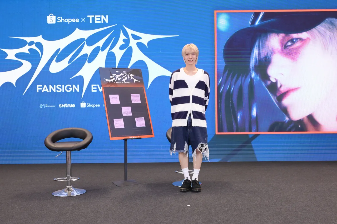 TEN สร้างรอยยิ้มให้กับแฟนคลับชาวไทยแบบเต็มสิบ ในกิจกรรมแจกลายเซ็นสุดเอ็กซ์คลูซีฟ