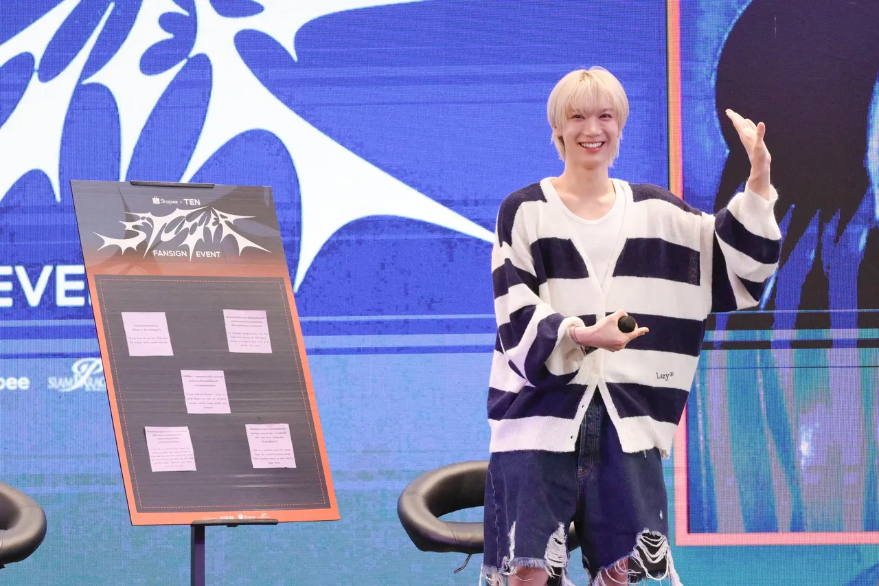 TEN สร้างรอยยิ้มให้กับแฟนคลับชาวไทยแบบเต็มสิบ ในกิจกรรมแจกลายเซ็นสุดเอ็กซ์คลูซีฟ