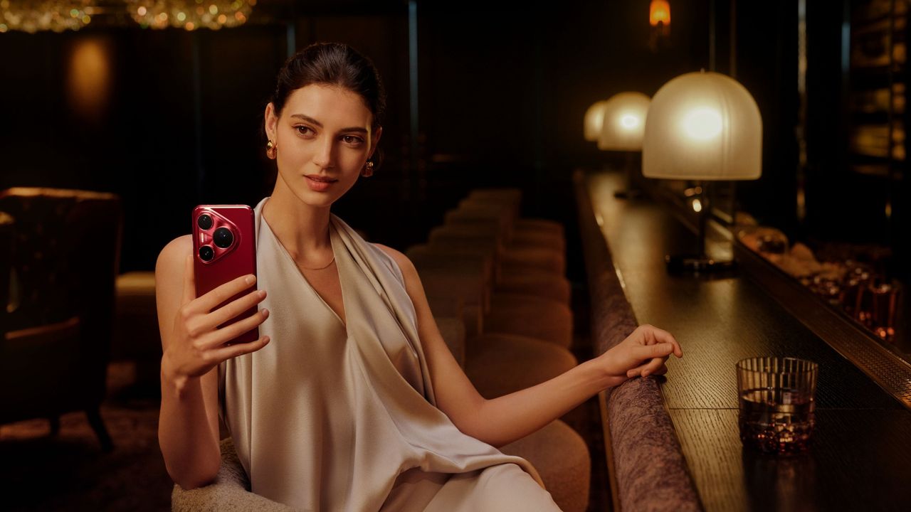 HUAWEI Pura 80 Pro สีแดง Glazed Red 