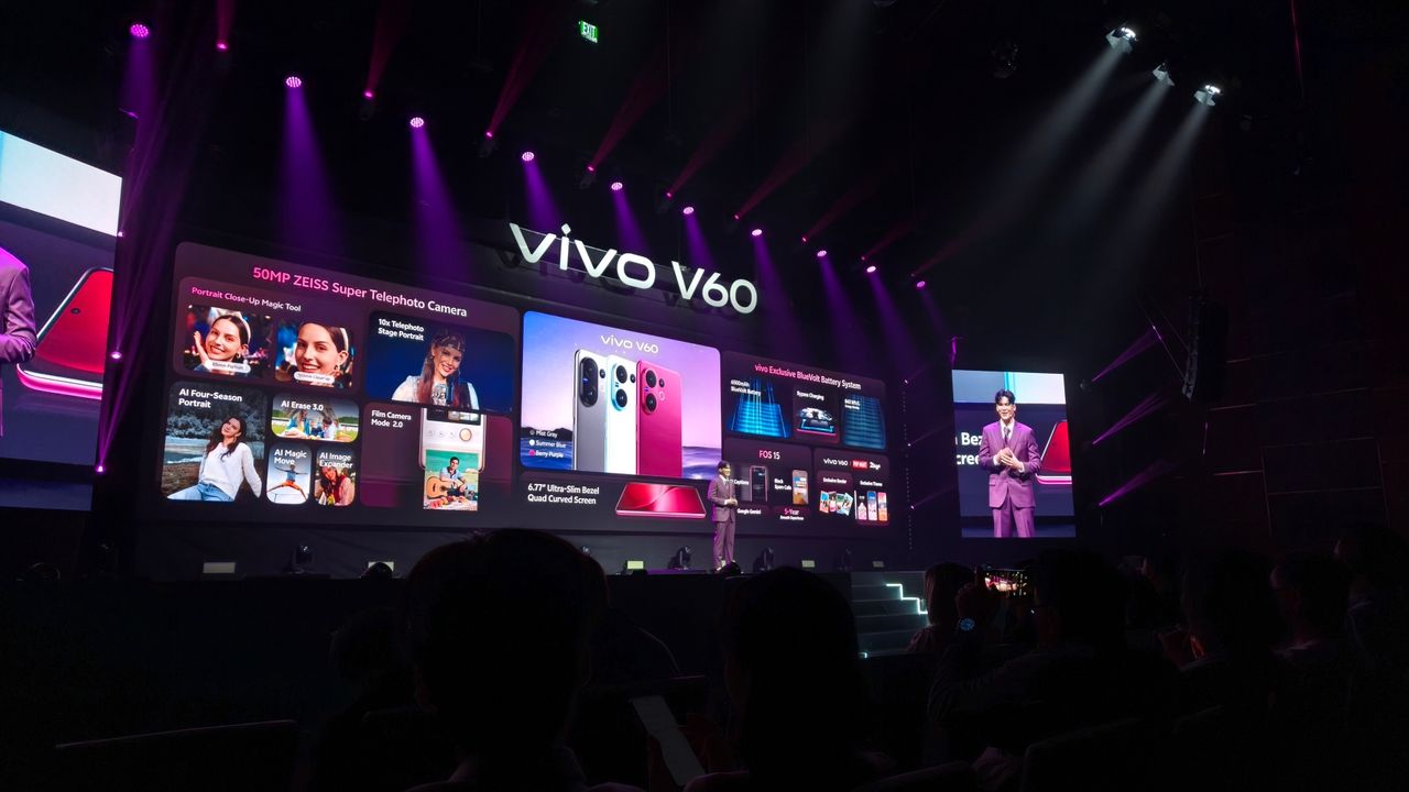 สเปกในภาพรวม vivo V60