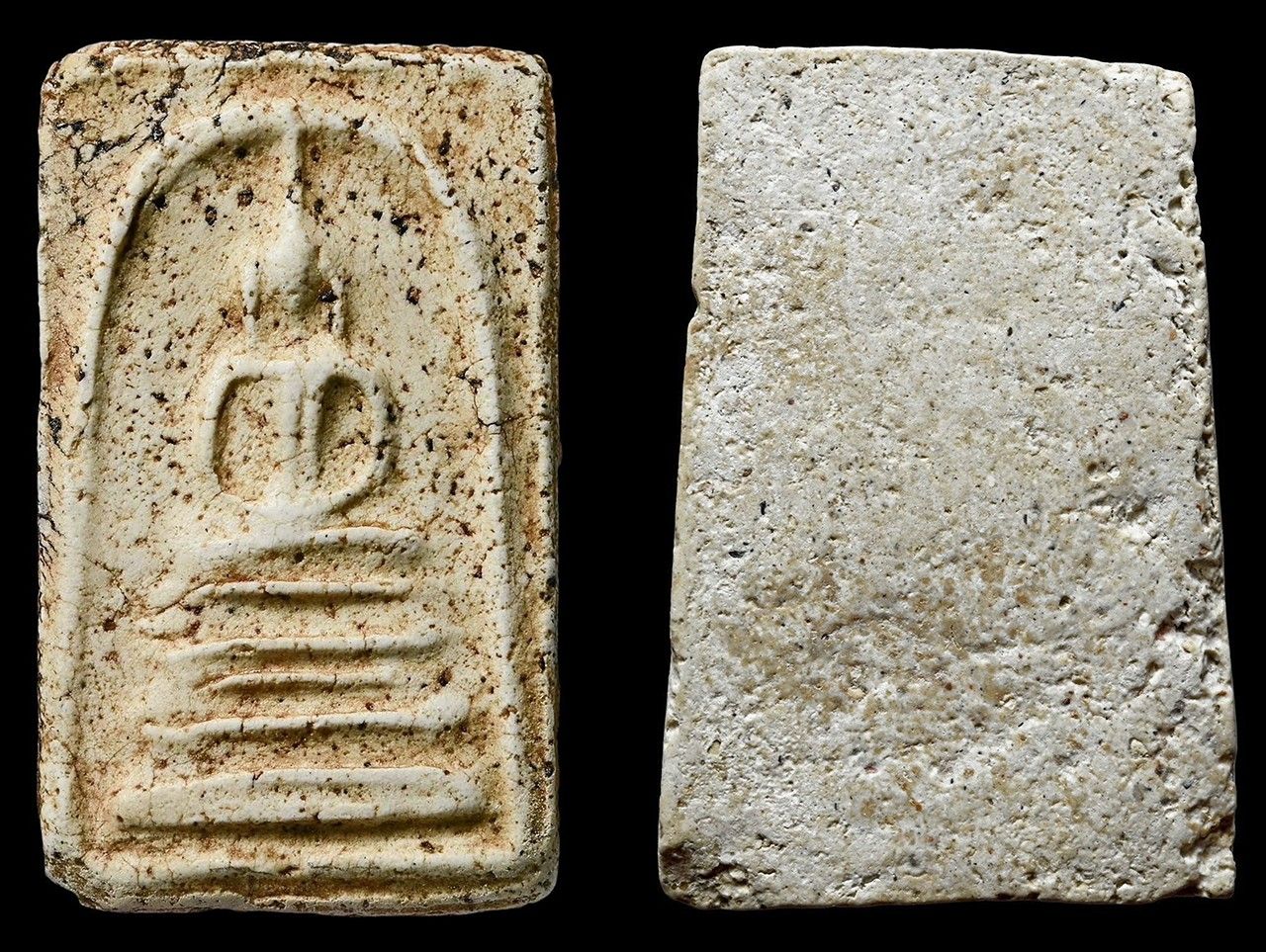 พระสมเด็จบางขุนพรหม พิมพ์ฐานคู่ กรุเก่า วัดใหม่ อมตรสฯ ของ Mr.Lee Malasia.