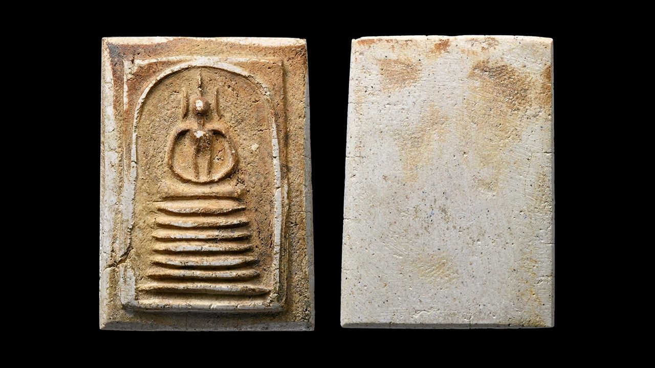 พระสมเด็จเกศไชโย พิมพ์ใหญ่ ๗ ชั้น A วัดไชโยวรวิหาร ของฐิการ ศุภวิรัชบัญชา. 