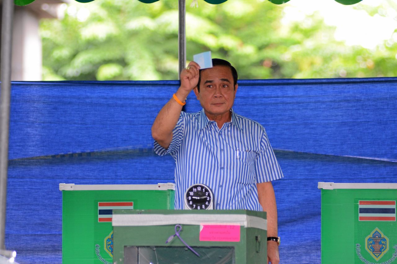 พล.อ.ประยุทธ์ จันทร์โอชา ลงประชามติ 