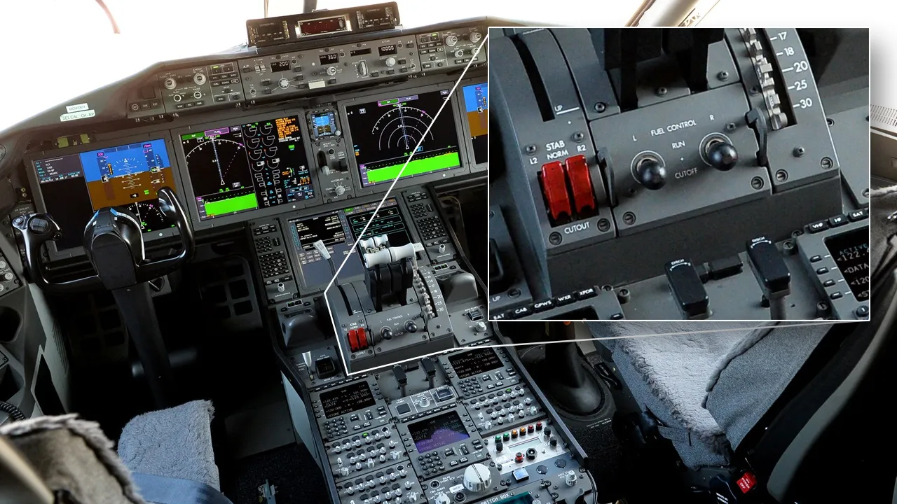 สวิตช์ควบคุมเชื้อเพลิงถูกออกแบบมาให้ไม่สามารถใช้งานได้โดยไม่ตั้งใจ 