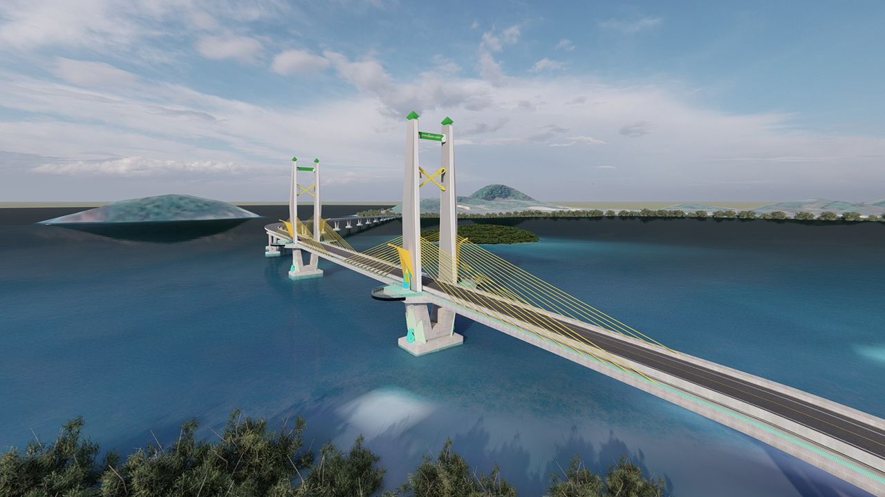 โครงการสะพานเชื่อมเกาะลันตา ต.เกาะกลาง-ต.เกาะลันตาน้อย อ.เกาะลันตา จ.กระบี่