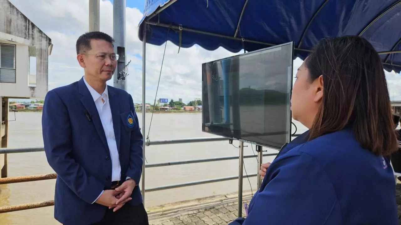 นายฐนโรจน์ วรรัฐประเสริฐ ผู้อำนวยการศูนย์อำนวยการน้ำแห่งชาติ