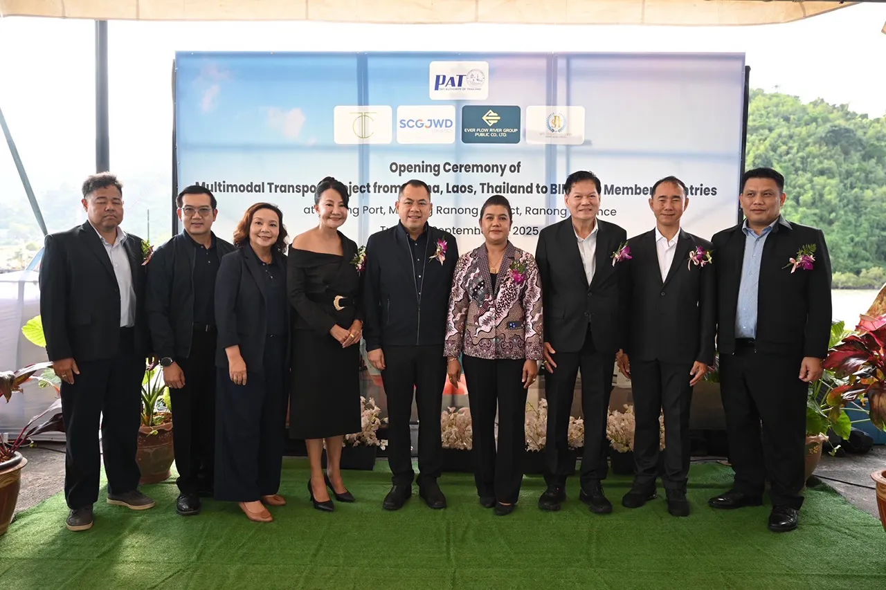 Ranong Port Launches Multimodal Transport to Expand Regional Trade Connectivity