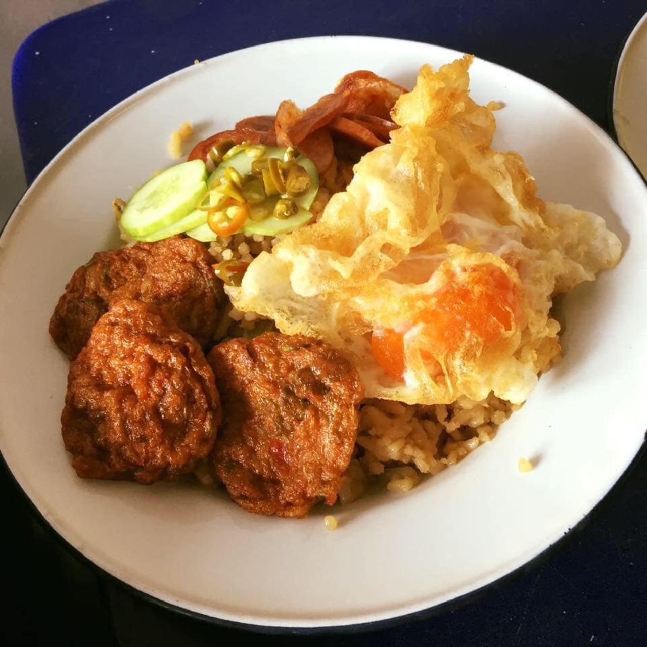 ภาพ : ข้าวผัดโบราณ ท่าน้ำนนท์