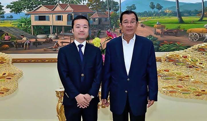 เฉิน จื้อ และสมเด็จฮุนเซน 