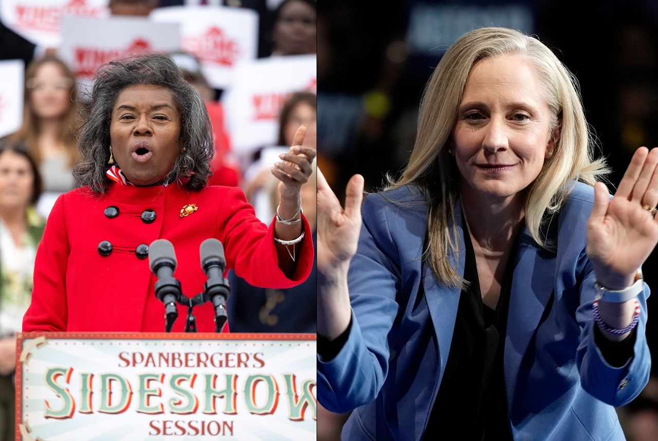 วินซัม เอิร์ล-เซียร์ส จากพรรครีพับลิกัน กับ อาบิเกล สแปนเบอร์เกอร์ จากพรรคเดโมแครต