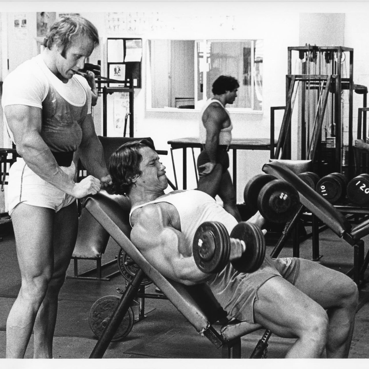 อาร์โนลด์ ชวาร์เซเน็กเกอร์ ในช่วงที่ยังออกกำลังกายอย่างยาวนานมาราธอน