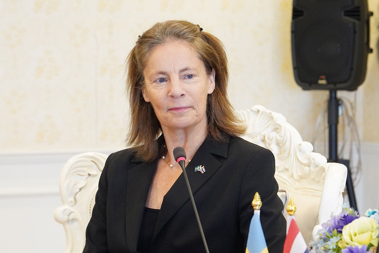 นางอันนา ฮัมมาร์เกรน เอกอัครราชทูตสวีเดนประจำประเทศไทย