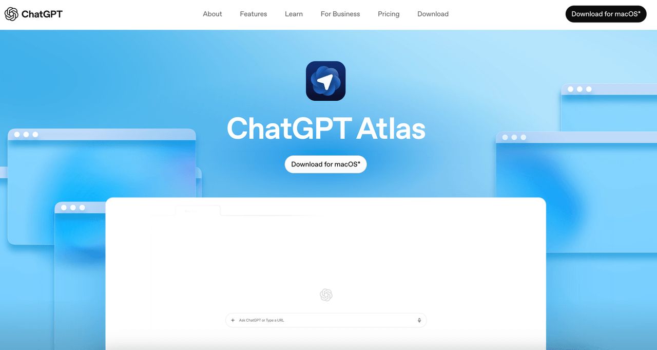 ChatGPT Atlas เปิดให้ใช้งานแล้วบน macOS ทั่วโลก