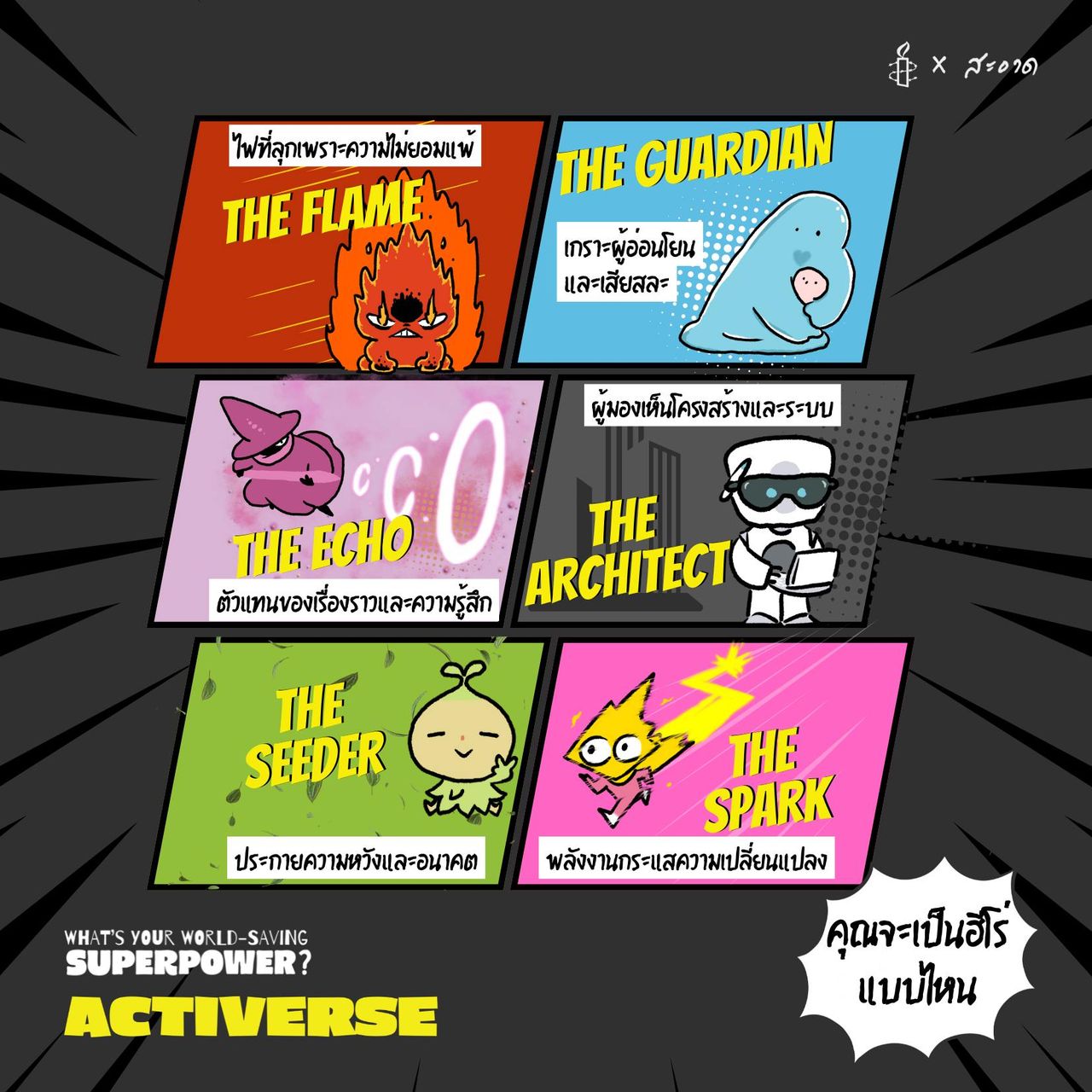 เจาะจุดแข็ง คุณเป็นฮีโร่แบบไหน