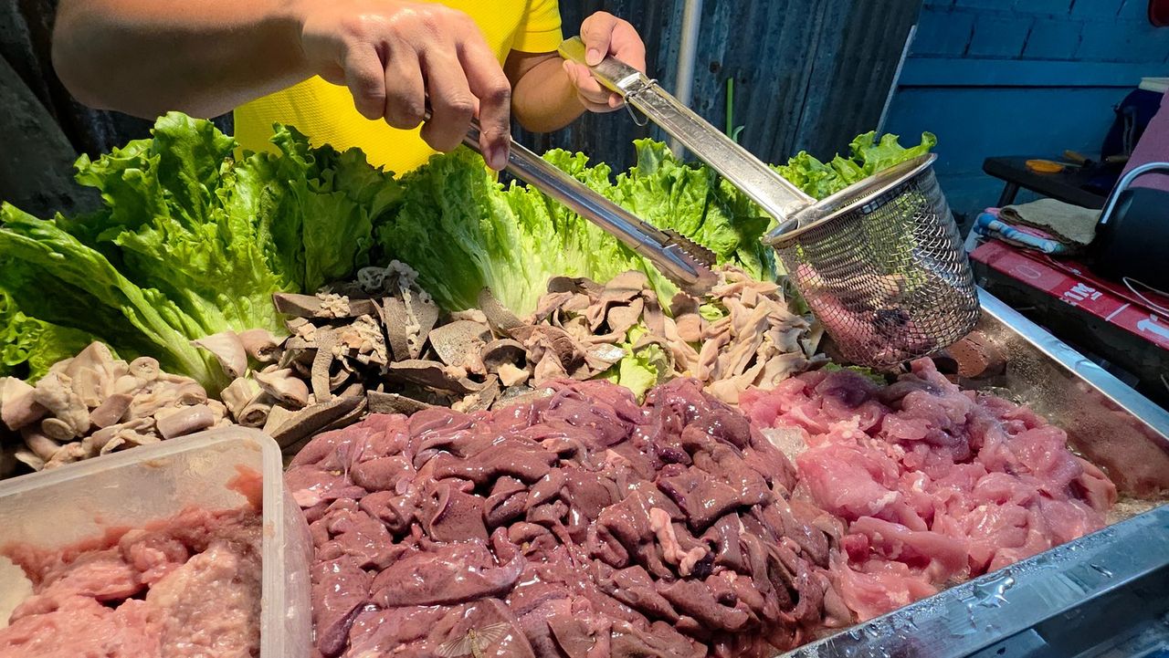 วัตถุดิบที่ทางร้านบอกว่าเตรียมเองกับมือ