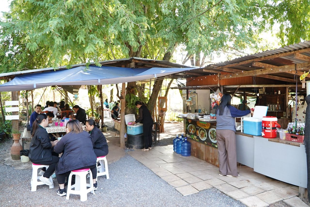 บรรยากาศสบายๆ เหมือนอยู่ในสวน