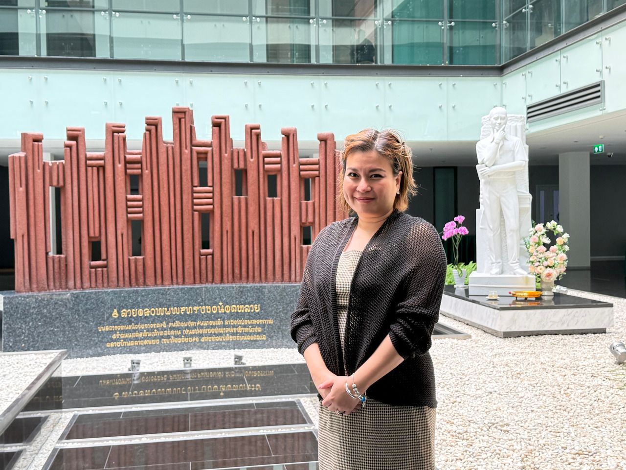 คุณปัณฑาทิพย์ มงคลศรี ผู้จัดการมูลนิธิไทยรัฐ