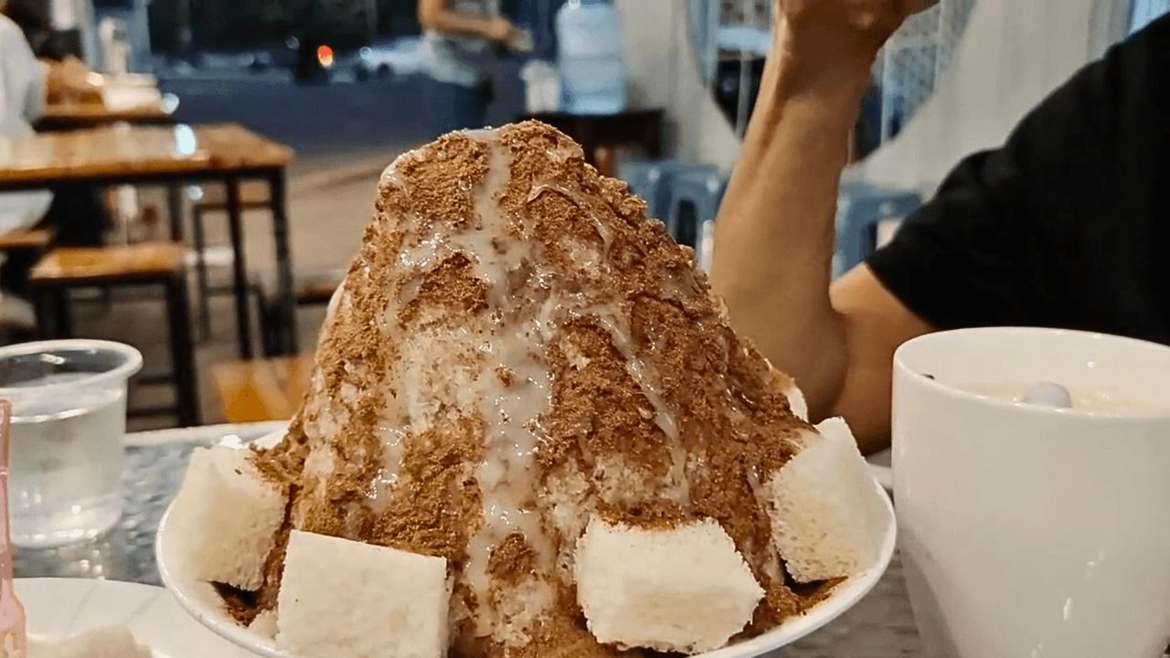 ขนมปังเย็นภูเขาไฟโอวัลติน