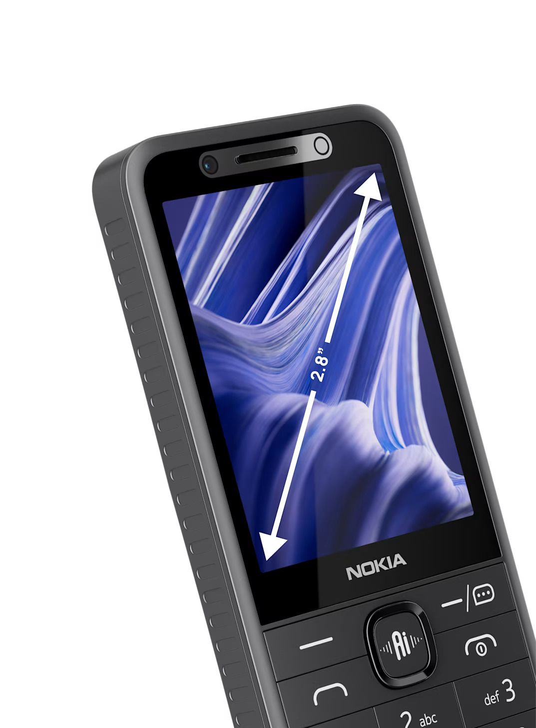 Nokia 215 มาพร้อมปุ่ม AI และหน้าจอ 2.8 นิ้ว