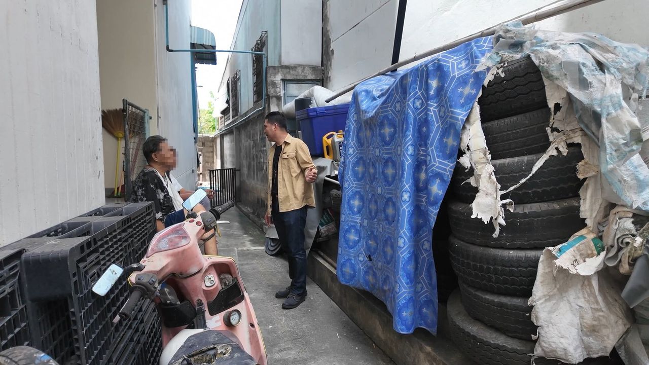 พูดคุยกับชาวในพื้นที่บ้านพัก