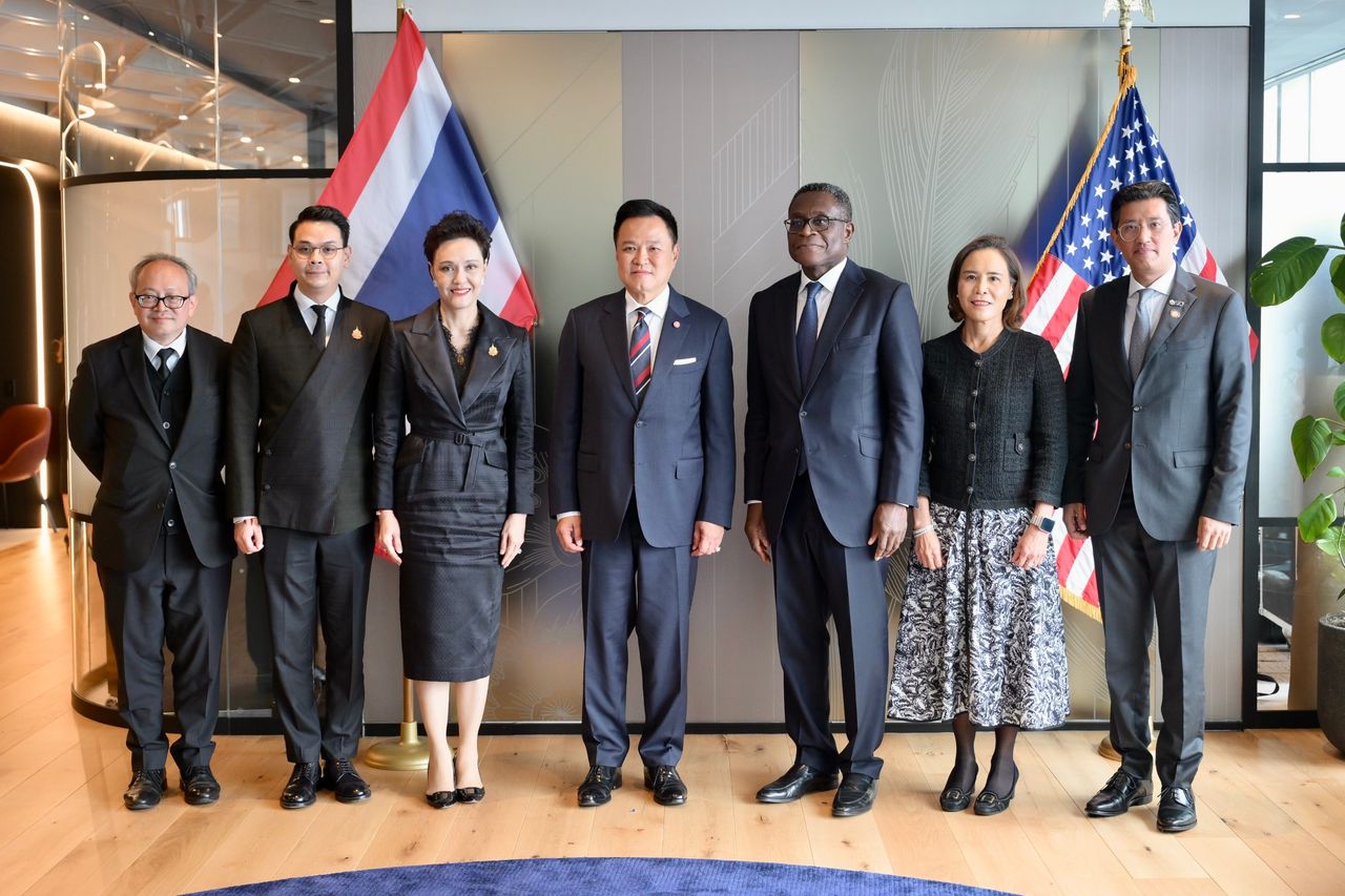 นายกรัฐมนตรีและรัฐมนตรีว่าการกระทรวงมหาดไทย หารือกับผู้บริหารธนาคาร Bank of America ณ ห้อง Washington Park อาคาร Bank of America Tower นครนิวยอร์ก สหรัฐอเมริกา วันที่ 22 กันยายน 2569