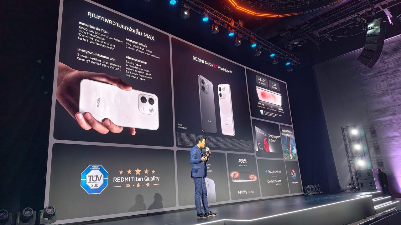 สเปกในภาพรวมของ Xiaomi Redmi Note 17 Pro Max