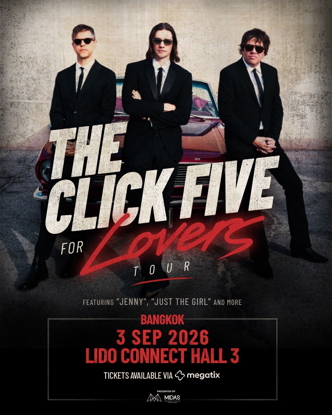 นับถอยหลัง 3 กยนี้! เตรียมพบ“The Click Five” คัมแบคไทยในรอบ 20ปี! ณ Lido Connect